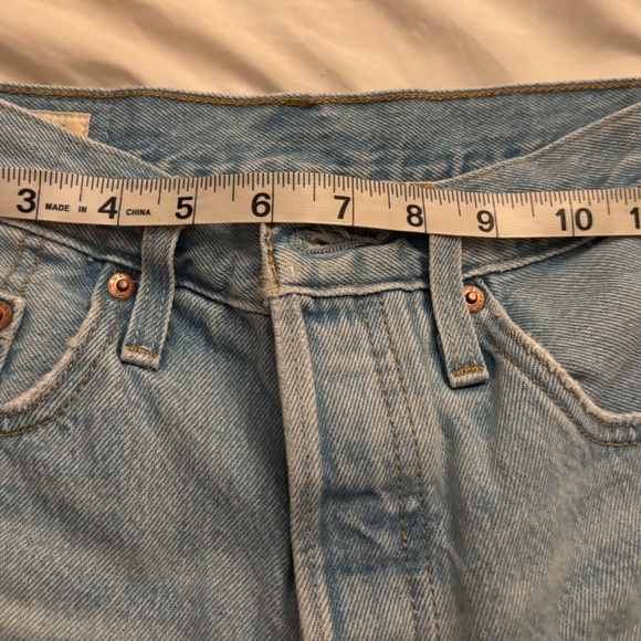 Levi’s 501 denim cut off shorts. - Picture 2 of 9